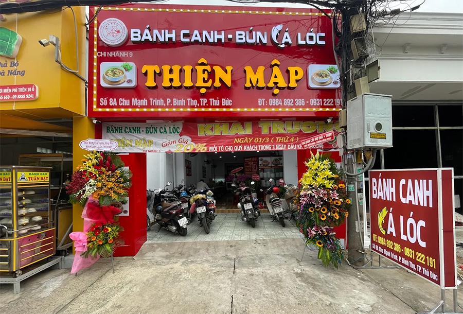Bánh canh cá lóc Thiện mập CN9