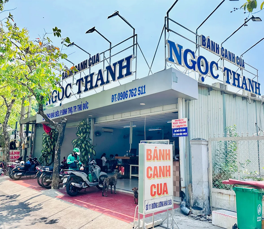 Review bánh canh cua Ngọc Thanh 11 Lương Khải Siêu, Thủ Đức