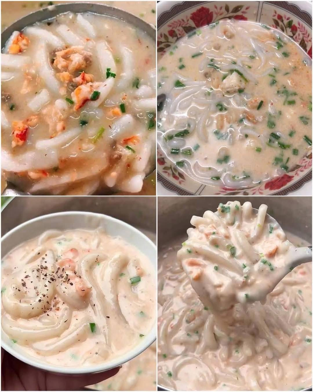Bánh canh tôm nước cốt dừa