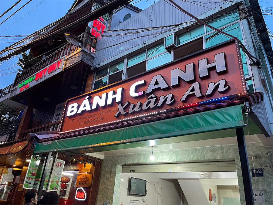Review Quán Bánh Canh Xuân An, Đường Nhà Chung, Đà Lạt