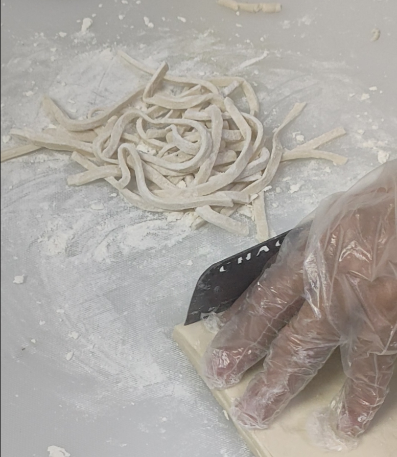 bột gạo xắt