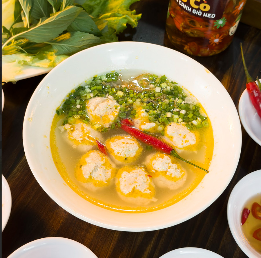 mọc ăn kèm