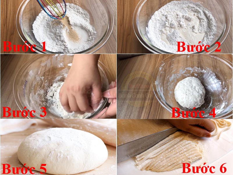 cách nhồi bột gạo làm bánh canh