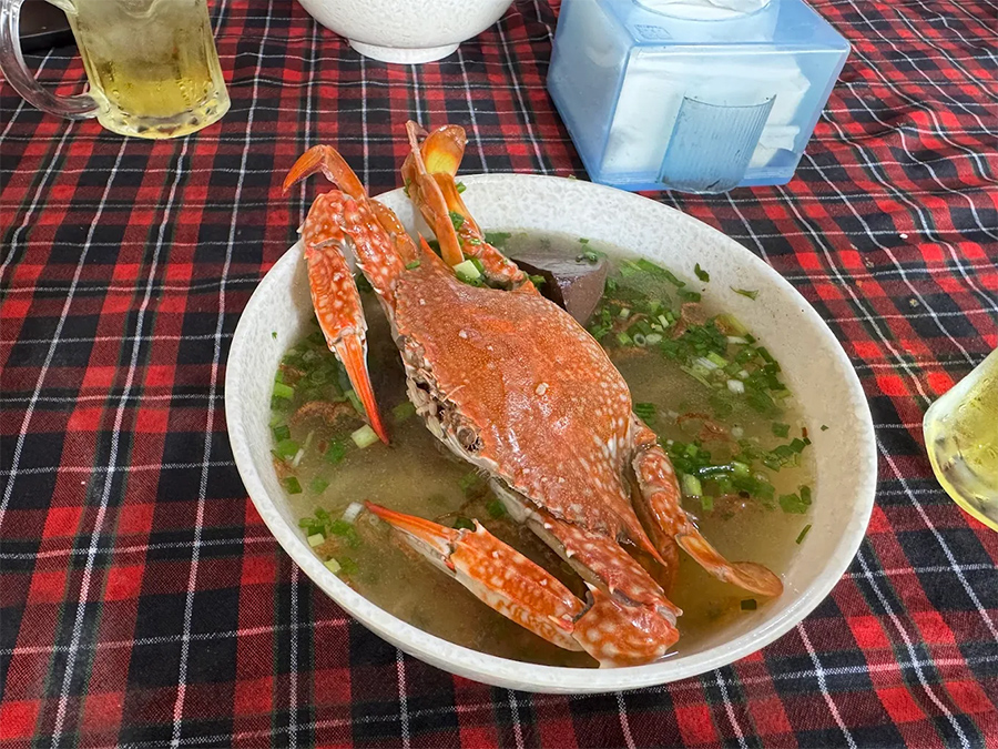 Review Bánh canh ghẹ Hoàng Long An - Ăn một lần là nhớ