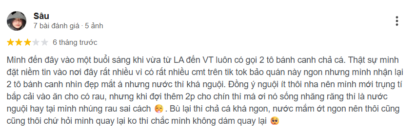 Bánh canh chả cá Tuấn Mập - 117A Chu Mạnh Trinh, Vũng Tàu