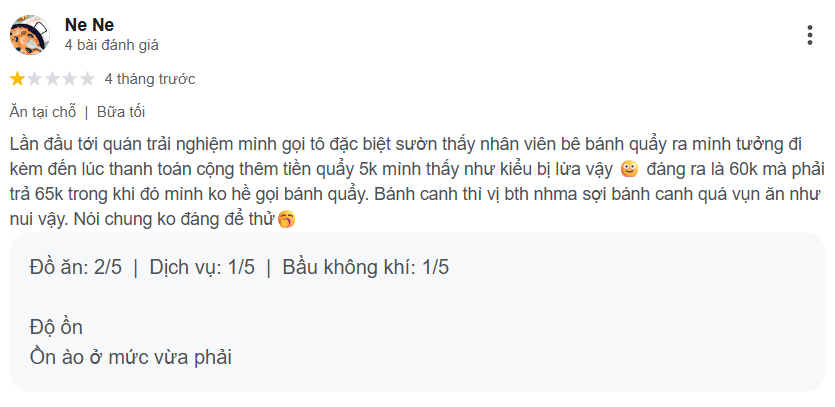 Review Bánh Canh Cua A Rơm, Hoàng Văn Thụ, Bà Rịa Vũng Tàu
