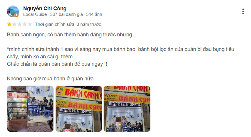 Review Bánh Canh Cua A Rơm, Hoàng Văn Thụ, Bà Rịa Vũng Tàu