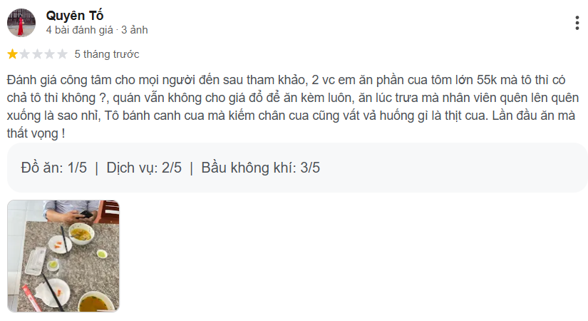 Review bánh canh cua Ngọc Thanh 11 Lương Khải Siêu, Thủ Đức