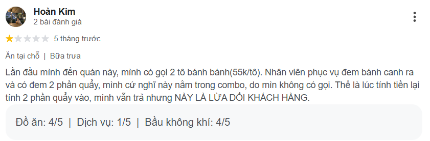 Review bánh canh cua Ngọc Thanh 11 Lương Khải Siêu, Thủ Đức