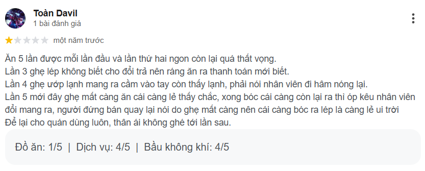 Review Bánh canh ghẹ Hoàng Long An - Ăn một lần là nhớ