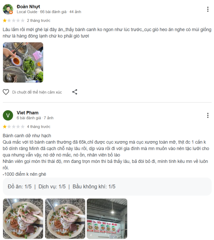 Review Quán Bánh Canh Thúy Long Hương Vũng Tàu
