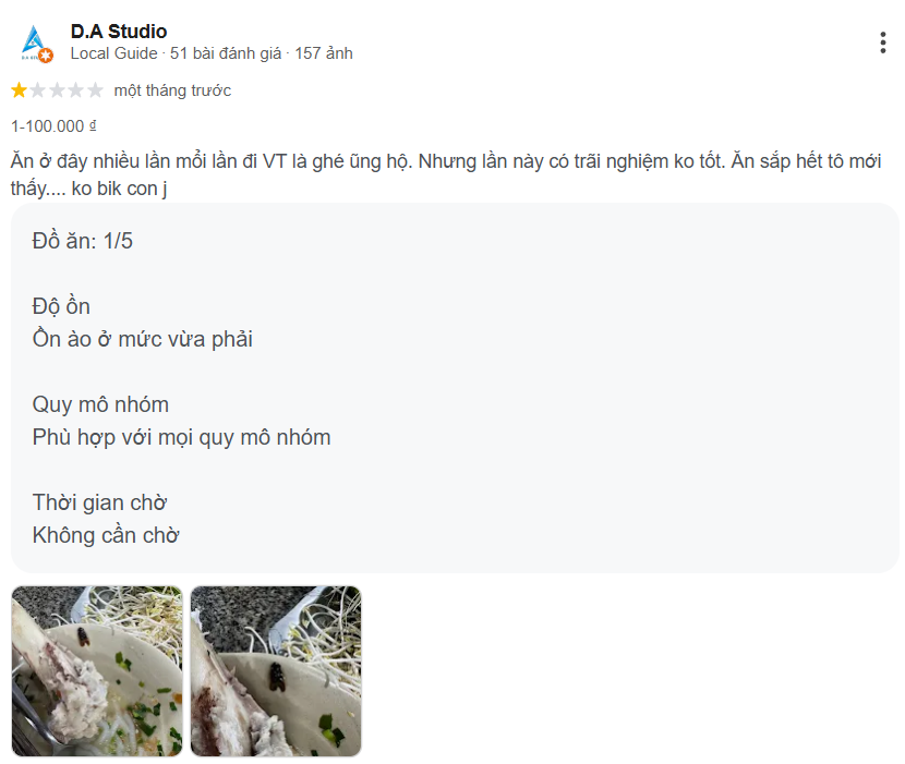 Review Quán Bánh Canh Thúy Long Hương Vũng Tàu