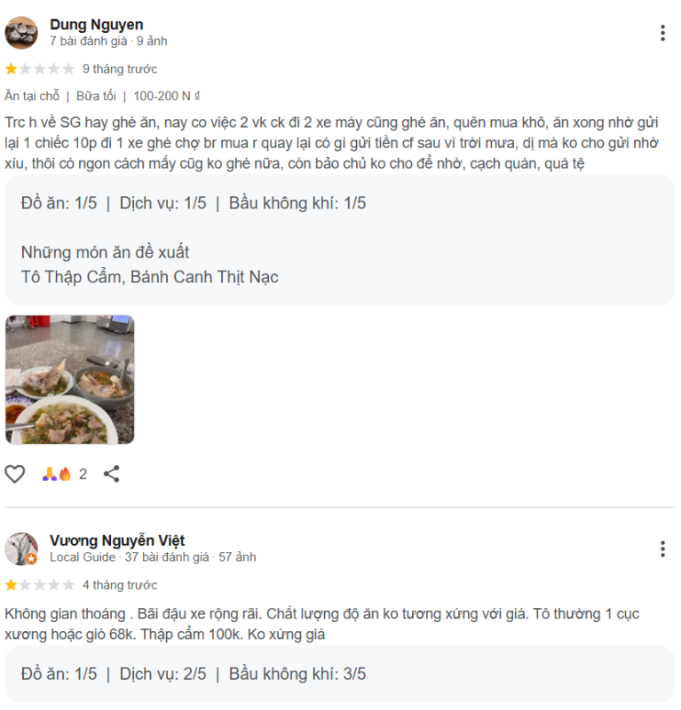 Review Quán Bánh Canh Thúy Long Hương Vũng Tàu