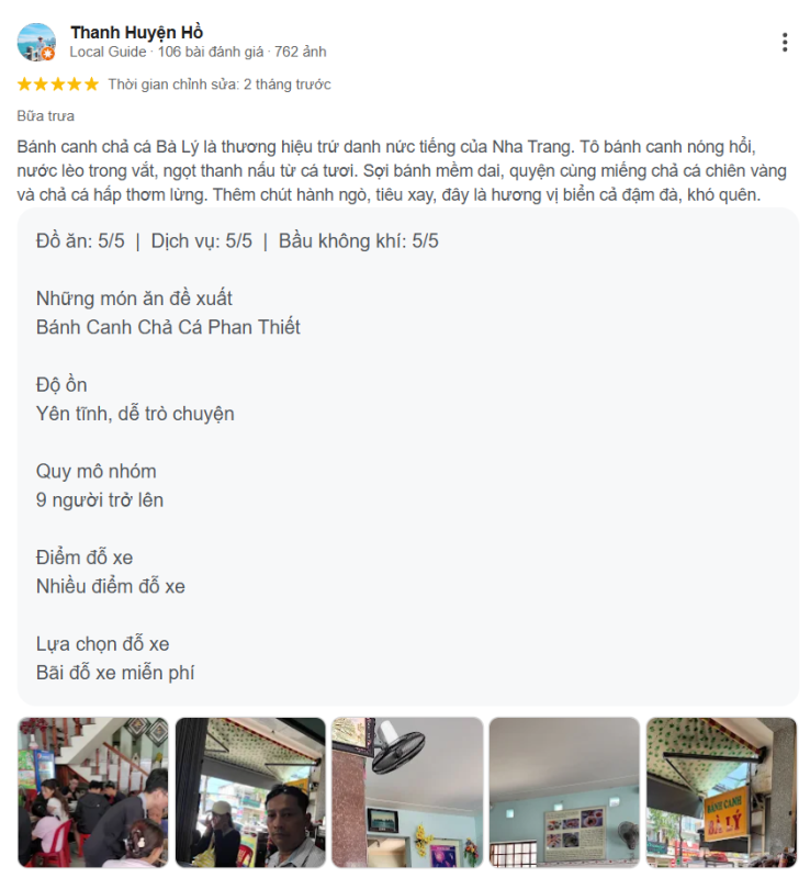 review quán bánh canh Bà Lý Trần hưng đạo, phan thiết