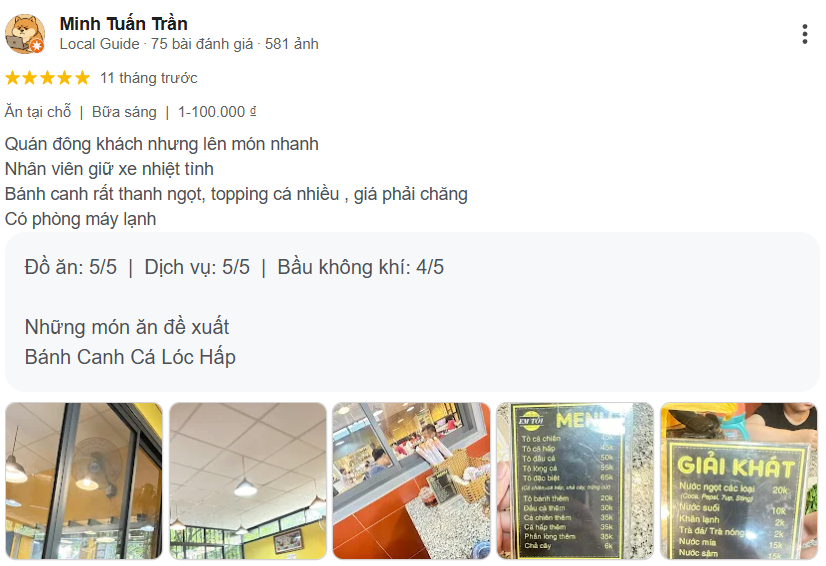 Review Bánh canh cá lóc Em Tôi - 43 Bác Ái, Thủ Đức