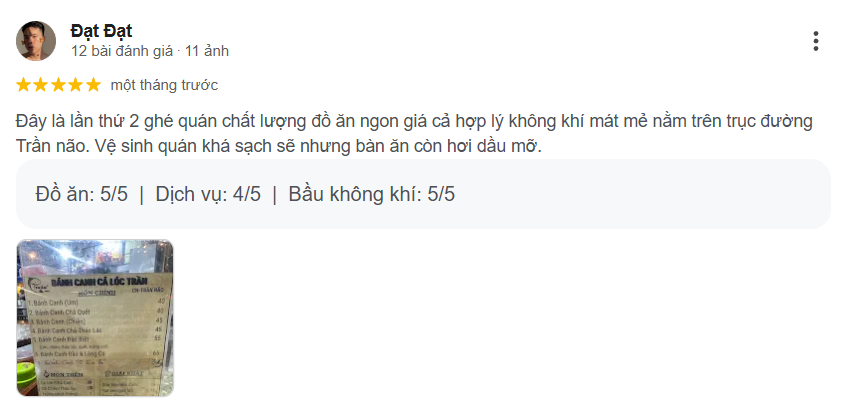 Review Bánh canh cá lóc Trần: Tô bánh canh giữa lòng Sài Gòn