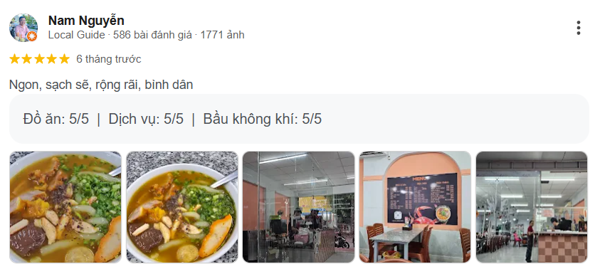 Review bánh canh cua Ngọc Thanh 11 Lương Khải Siêu, Thủ Đức