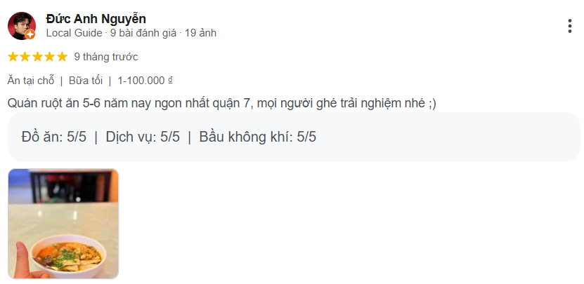Review bánh canh cua Ngọc Trinh đầy ắp thịt cua