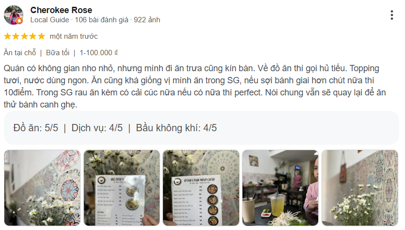 Review bánh canh ghẹ Minh Châu nức tiếng Hà Nội