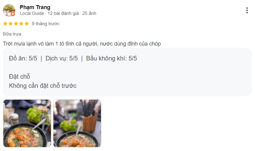 Review bánh canh ghẹ Minh Châu nức tiếng Hà Nội