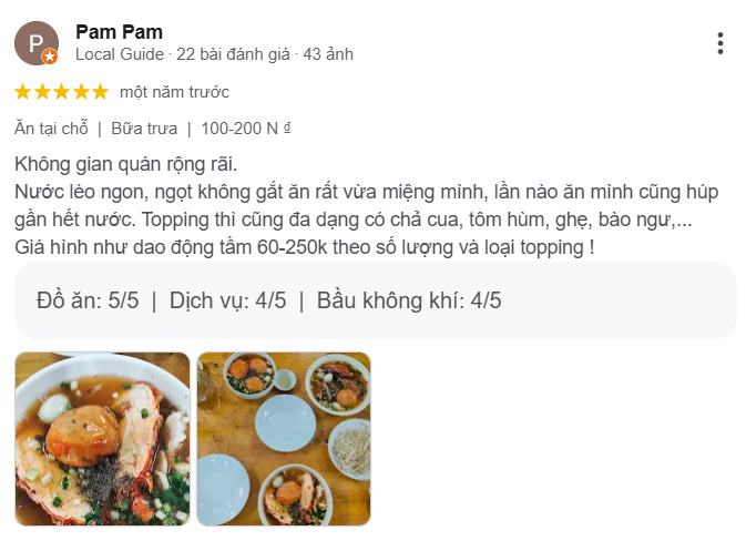 Review Bánh Canh Ghẹ, Tôm Hùm Minh Thư - Ninh Kiều, Cần Thơ