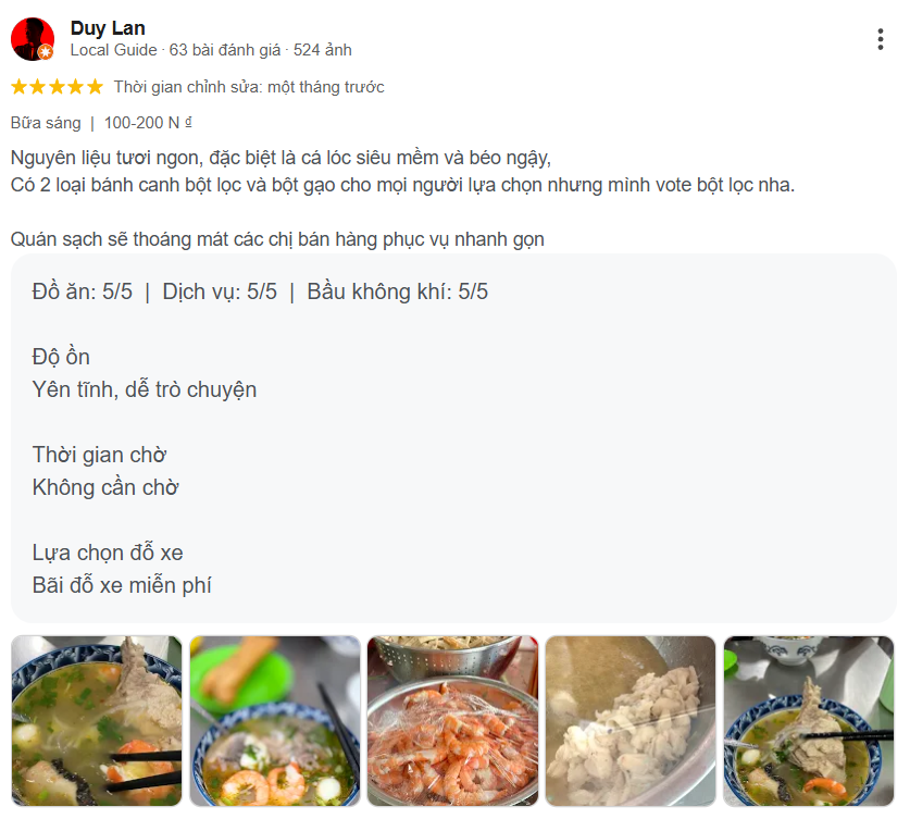 Review Bánh Canh Nga - Nguyễn Chí Thanh, Hải Châu, Đà Nẵng