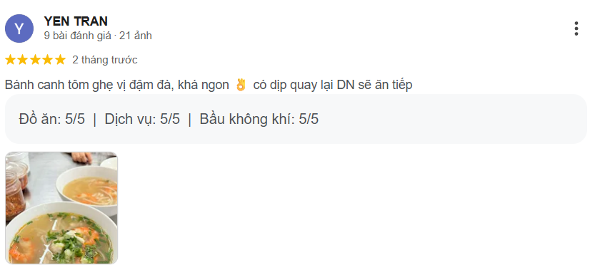 Review Bánh Canh Nga - Nguyễn Chí Thanh, Hải Châu, Đà Nẵng