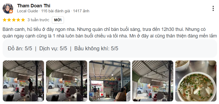 Review Bánh canh Phụng - 27 Bạch Đằng, Dương Đông, Phú Quốc