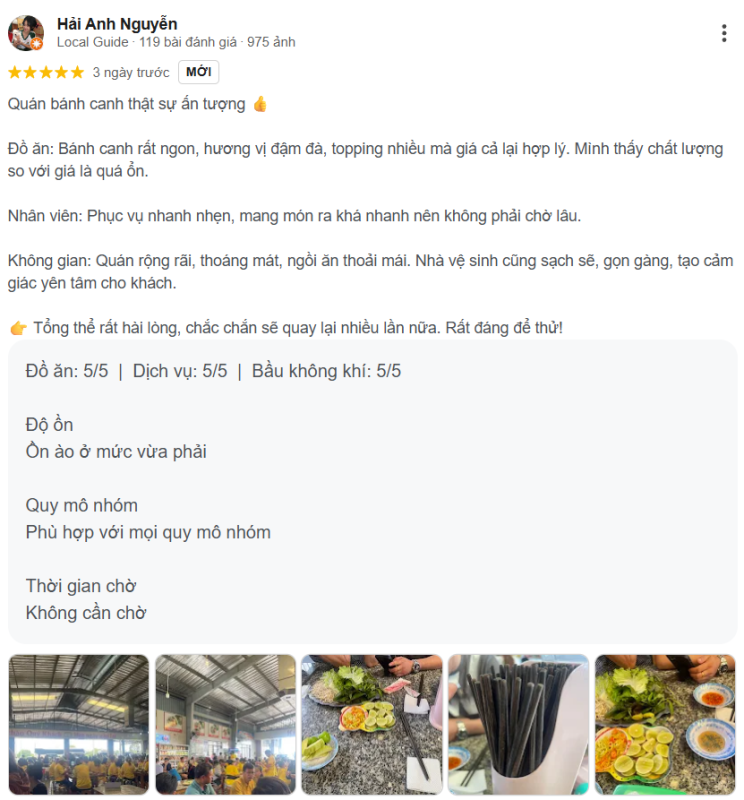 Review Quán Bánh Canh Thúy Long Hương Vũng Tàu