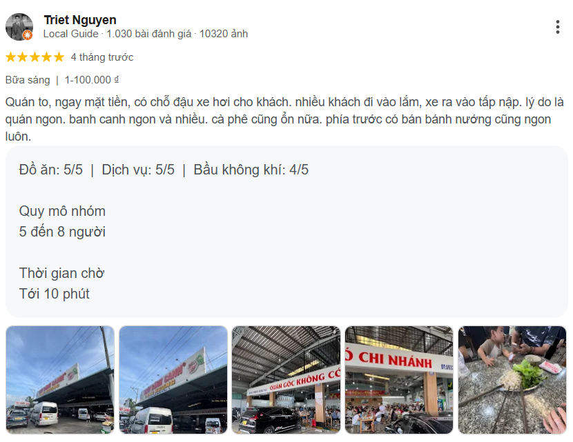 Review Quán Bánh Canh Thúy Long Hương Vũng Tàu