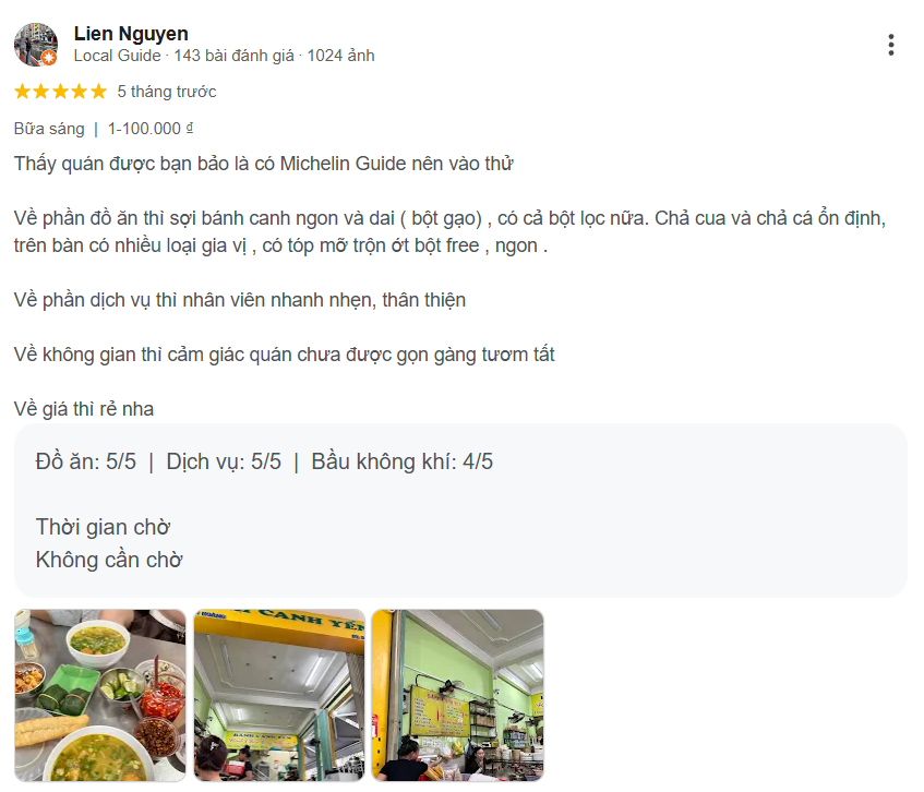 Review bánh canh Yến: Quán ăn Đà Nẵng lọt Michelin Guide